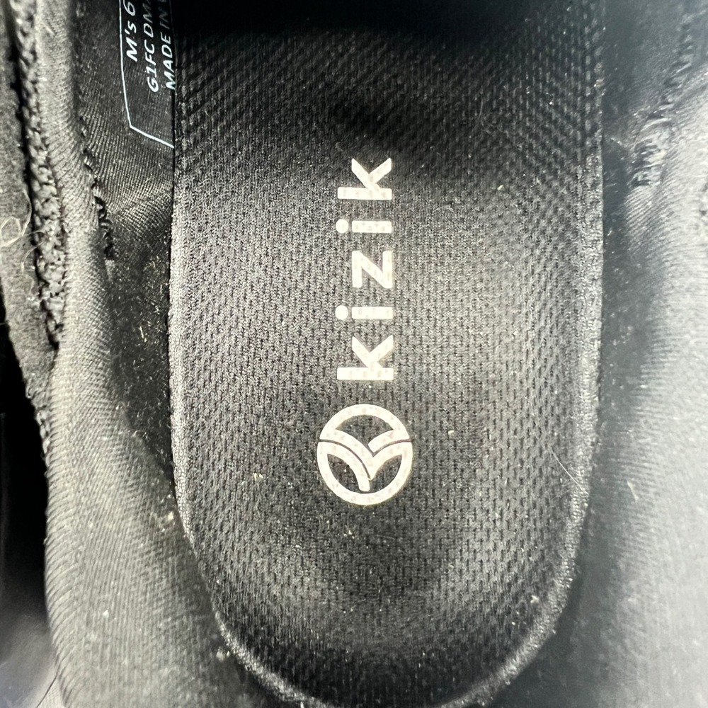 Kizik Athens Sneakers Womens 7.5 Black Hands-Free Knit Comfort Walking Shoes - Picture 8 of 10
